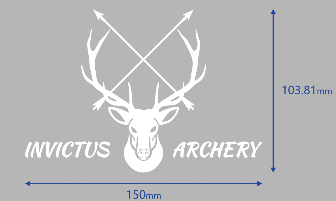 Invictus Archery Vinyl Stickers | Bowhunting Stickers Australia